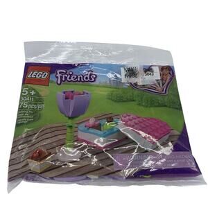 Lego Friends 30411 Spring Tulip & Heart Cupcakes 75 Pcs Building Toy Package NEW